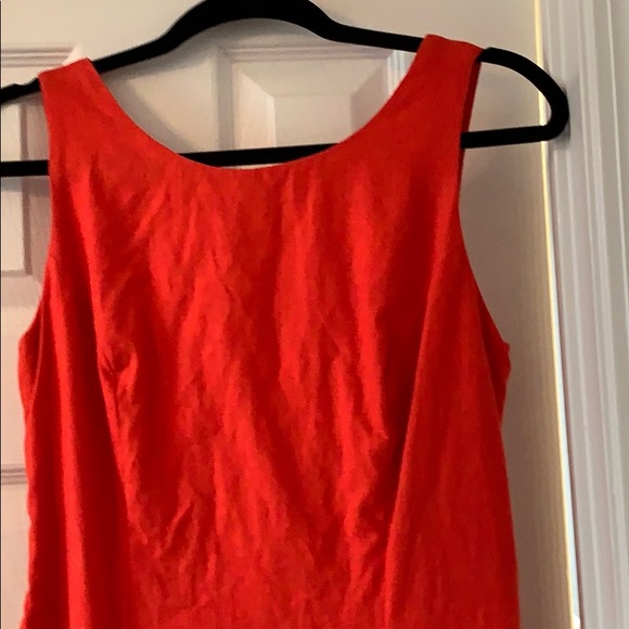 DL DĒBORAH LAWS Orange Sleeveless Dress - Picture 4 of 8